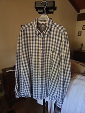 Camicia uomo manica lunga cotone quadretti H&M taglia XL regular fit