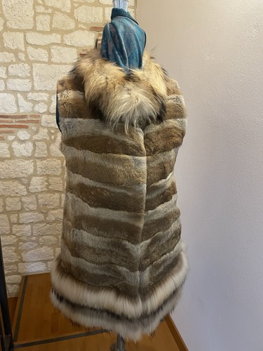 Gilet pelliccia lapin con - in,