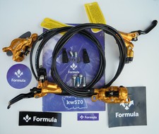 Formula - Impianto Formula CURA Gold/Oro ant/font+post/rear + disc adapters -NEW