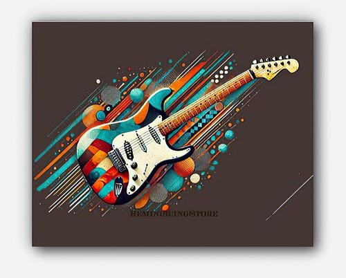 Quadro vintage fender - quadro,