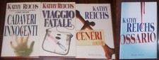LOTTO 4 LIBRI KATHY REICHS 1999-2005 TUTTI 1°EDIZIONE RILEGATI RIZZOLI THRILLER