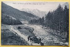 R107] PRALI Torino LA GERMANASCA TRA VILLA E GHIGO Viaggiata 1924