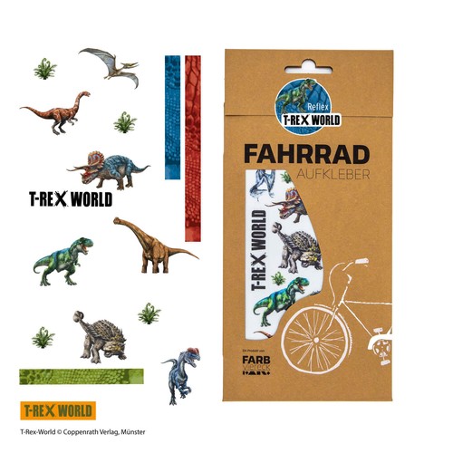 Rex world adesivo - t-rex-world, bici