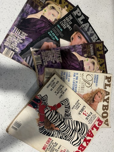 Vintage 80s play boy magazines - play,