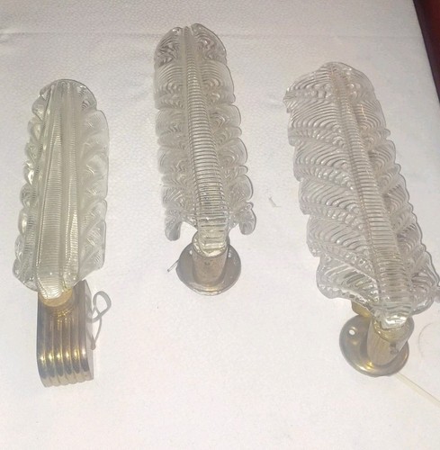 Barovier toso tris - toso, sconces