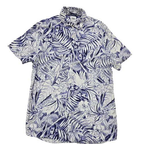 Camicia uomo zara blu - camicia,