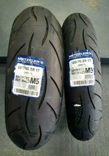 Coppia gomme moto Metzeler