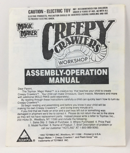Officina creepy crawlers - creepy,