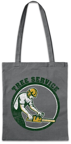 Tree service shopper borsa - tree, v