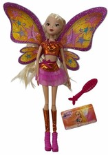 Bambola Winx Believix STELLA 2012 Jakks Pacific COMPLETA CON OUTFIT SCARPE ALI DI FATA
