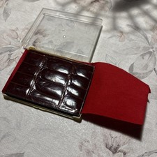 Portafogli Uomo Pelle Coccodrillo Vintage Fondo Magazzino 