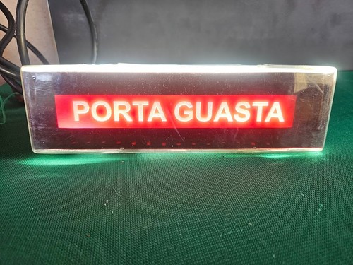 Insegna luminosa vintage porta - insegna,