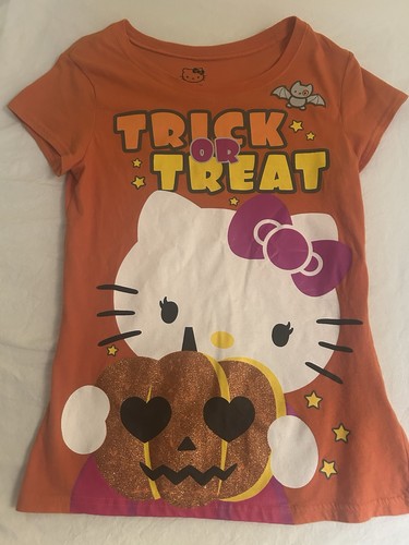 Shirt arancione hello - arancione, kitty