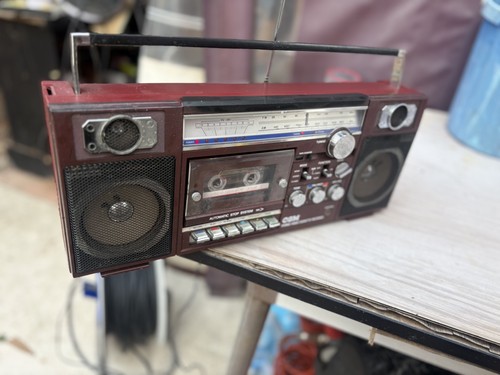 Boombox radio cassette vintage - cassette,