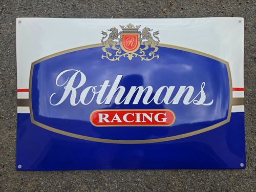 Plaque émaillée rothmans - plaque,