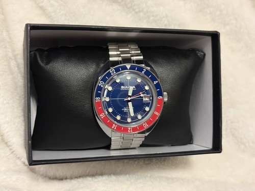 Bulova oceanographer gmt pepsi - gmt,