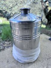 Contenitore bidone fusto olio Sansone 100lt acciaio inox 18/10