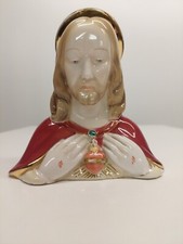 Ceramica Cristo Sacro Cuore Italia Anni 50