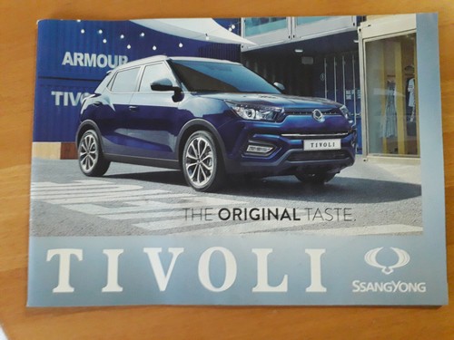 Depliant brochure ssangyong - depliant,