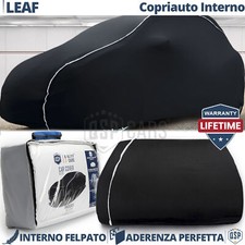 TELO COPRIAUTO Interno Per Nissan Leaf Felpato Traspirante Nero Garanzia A VITA