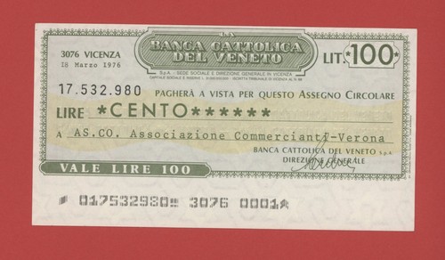 Italy 100 lire 1976 banca - 100,