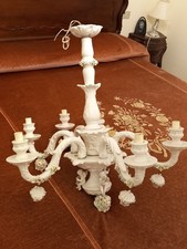 lampadario in ceramica tipo