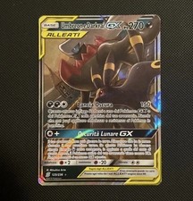 Carta pokemon Umbreon e darkrai gx alleati sintonia mentale ITA light Played 125