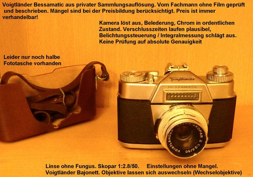 Voigtländer bessamatic slr - voigtländer,
