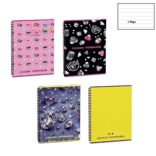 Quaderno righe 1r - 1r, chiara