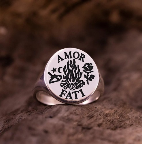 Anello con sigillo amor - con,