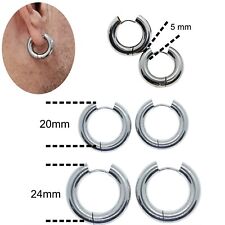 Orecchini da uomo cerchi in