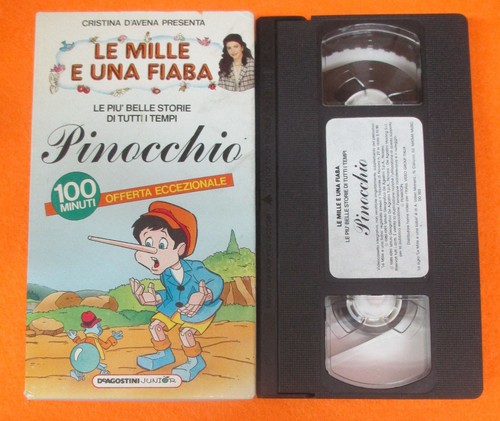 Vhs film cartonata pinocchio - film,