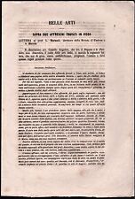 G.DI PIETRO DETTO SPAGNA-RITROVAMENTO DI 2 AFFRESCHI A VISSO-1869-OPUSCOLO