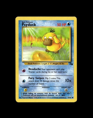 Carta pokemon psyduck - pokemon,