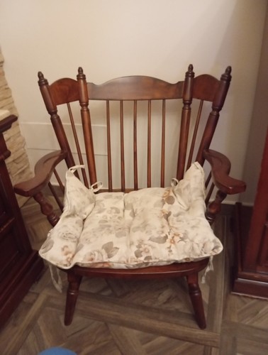 Sedia dondolo vintage - a,