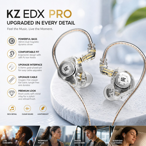 Edx pro cuffie ear stage - edx, in-ear