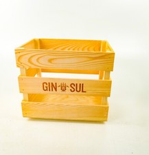Gin Sul scatola in legno bar scatola scaffale decorazione tavolo vintage conservazione accattivante 1637