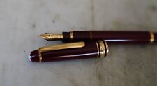 Penne Montblanc Meisterstück Mozart Resina Bordeaux - Penna O Massiccio 14 K
