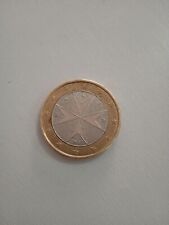 Moneta Rara 1 Euro Malta 2017 senza la F