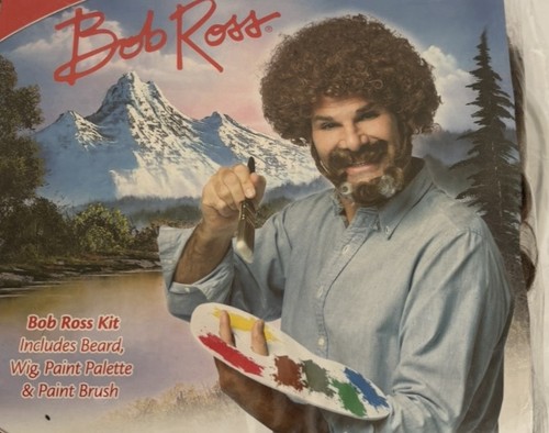 Kit costume bob ross pallet - bob, ross.