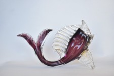 Statuina scultura vaso vetro artistico Murano Salviati vintage