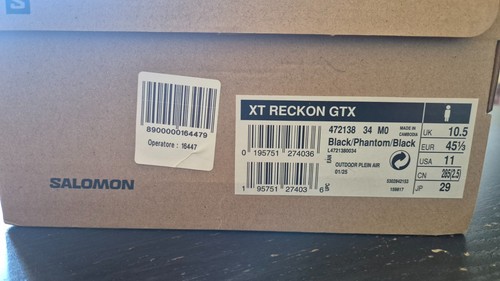 Salomon reckon gtx black - salomon,