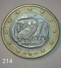 Moneda de 1 Euro . 2002 Grecia