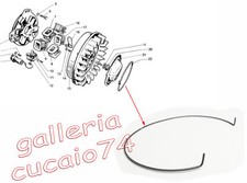 ANELLO FERMO COPERCHIO VOLANO LAMBRETTA- LI, LIS, SX, TV (Serie 2-3), DL, GP