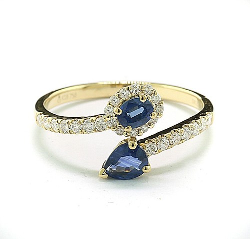 Zaffiro brillante anello - zaffiro,