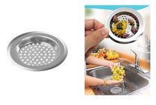 FILTRO X LAVELLO ACCIAIO INOX CUCINA filtrare griglia lavandino bagno scarico 