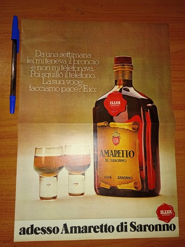 Pubblicità adesso amaretto - pubblicità.,