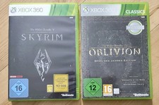 Set The Elder Scrolls 4 & 5 Oblivion Gioco Dell'anno & Skyrim - Xbox 360 ⚡️