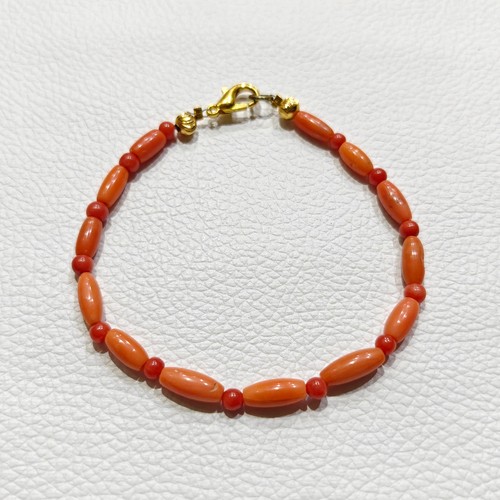 Bracciale ottone perle - , tamburo