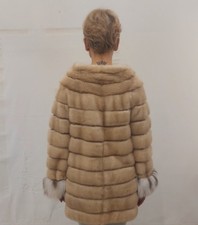 Cappottino visone panna con